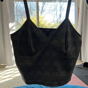 Express plaid crop